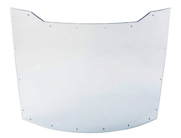 vitrage de sécurité polycarbonate pour engin forestier