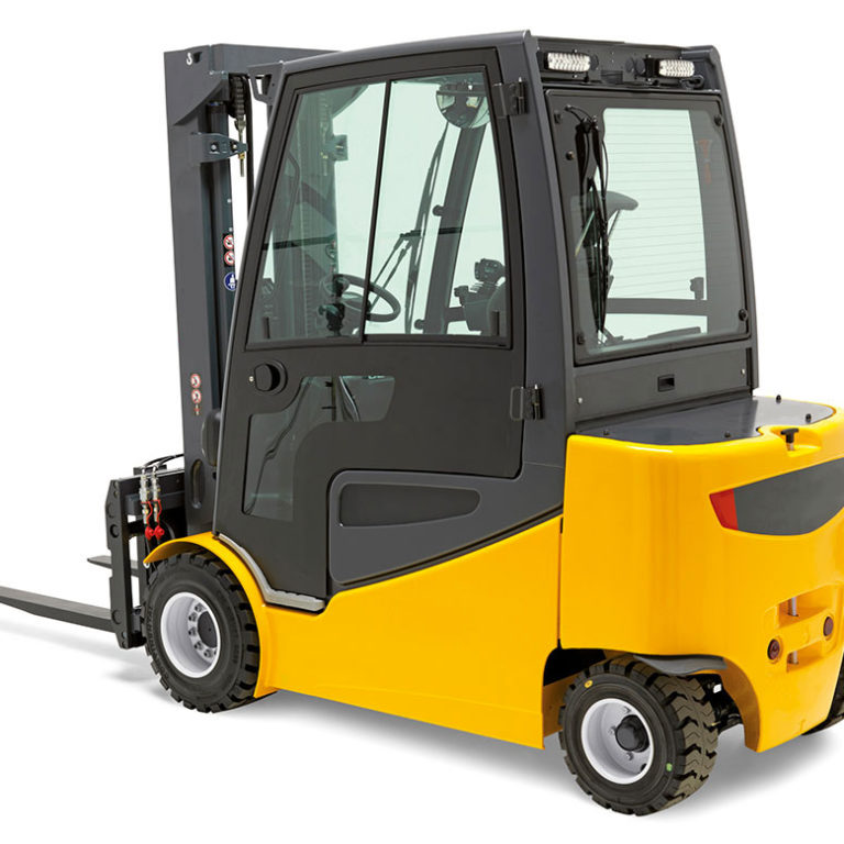 Polycarbonate glazing for handling equipment cab